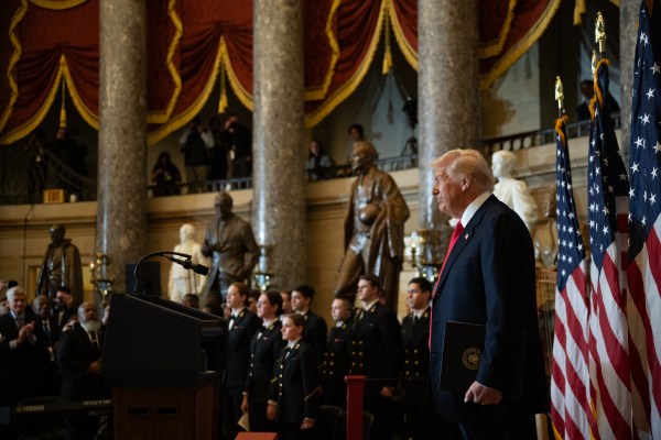 President Donald Trump attends the National Prayer Breakfast, Thursday, February 6, 2025, at the U.S. Capitol in Washington, D.C. (Official White House Photo by Molly Riley.)