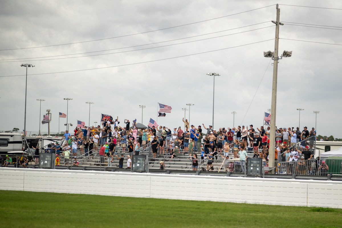 President Donald J. Trump attends the Daytona 500 at Daytona International Speedway in Daytona Beach, Florida, Sunday, February 16, 2025. (Official White House Photo by Daniel Torok)