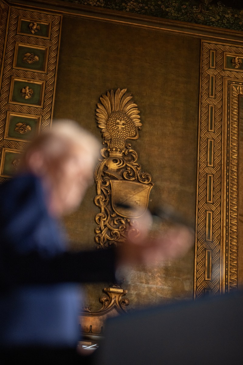 President Donald Trump takes questions after signing Executive Orders, Tuesday, February 18, 2025, at his Mar-a-Lago resort in Palm Beach, Florida. (Official White House Photo by Daniel Torok)President Donald Trump signs Executive Orders, Tuesday, February 18, 2025, at his Mar-a-Lago resort in Palm Beach, Florida. (Official White House Photo by Daniel Torok)
