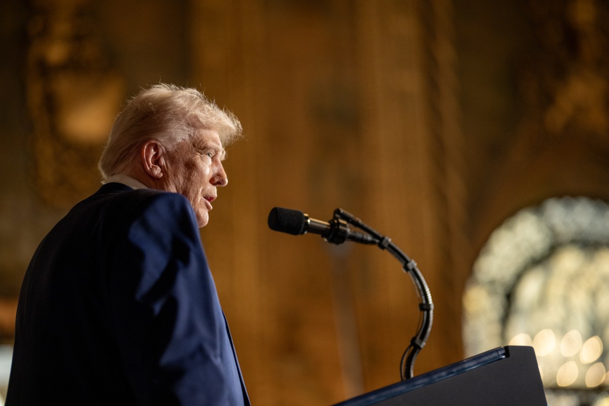 President Donald Trump takes questions after signing Executive Orders, Tuesday, February 18, 2025, at his Mar-a-Lago resort in Palm Beach, Florida. (Official White House Photo by Daniel Torok)President Donald Trump signs Executive Orders, Tuesday, February 18, 2025, at his Mar-a-Lago resort in Palm Beach, Florida. (Official White House Photo by Daniel Torok)