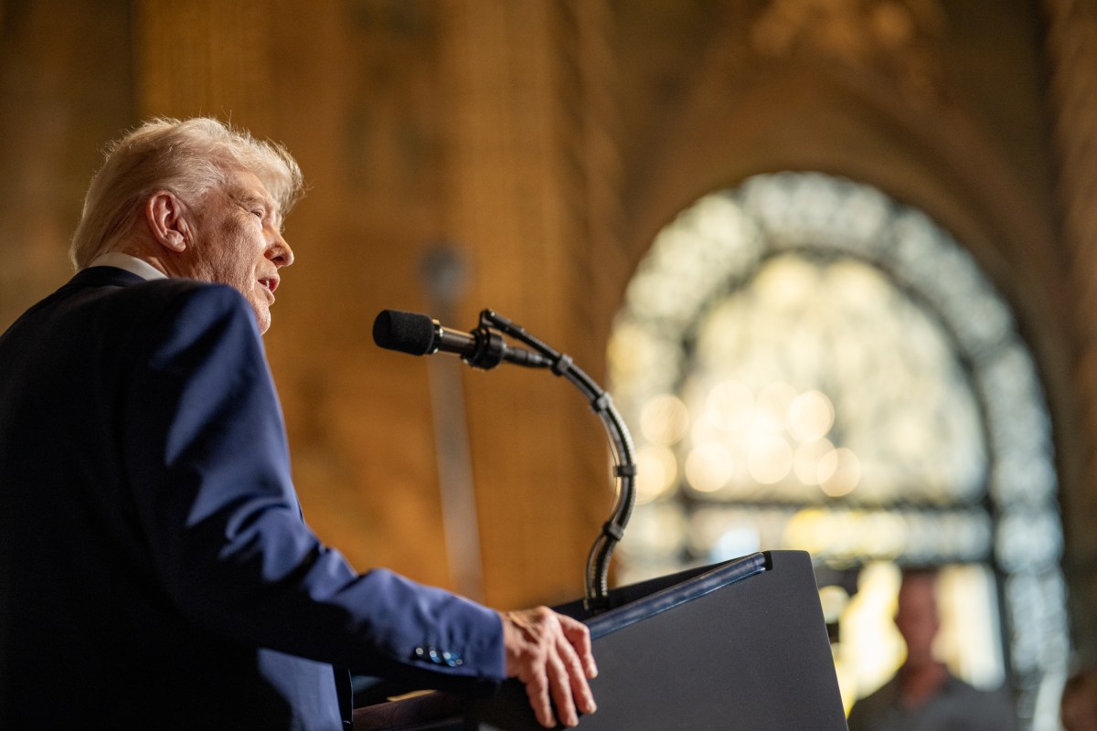 President Donald Trump takes questions after signing Executive Orders, Tuesday, February 18, 2025, at his Mar-a-Lago resort in Palm Beach, Florida. (Official White House Photo by Daniel Torok)President Donald Trump signs Executive Orders, Tuesday, February 18, 2025, at his Mar-a-Lago resort in Palm Beach, Florida. (Official White House Photo by Daniel Torok)