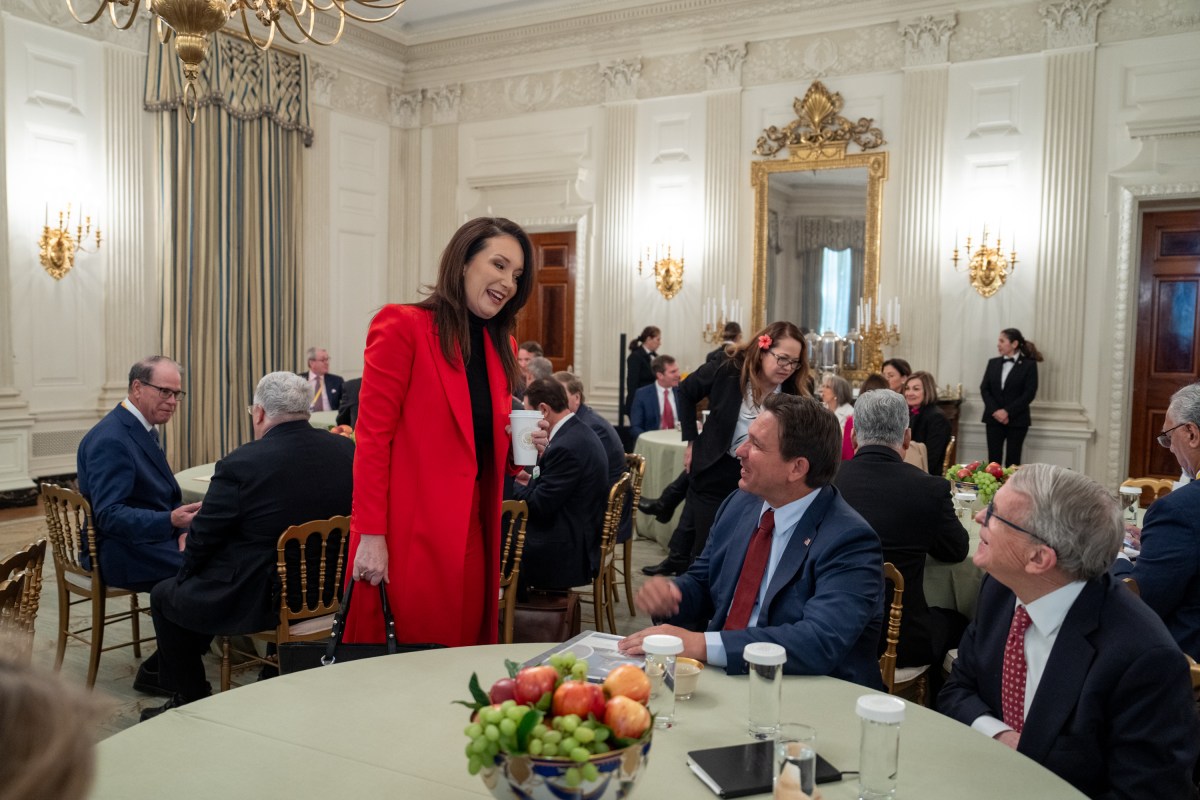 White House senior staff deliver remarks at a business session with the nation’s governors, Friday, February 21, 2025, in the State Dining Room of the White House. (Official White House Photo by Joyce N. Boghosian)