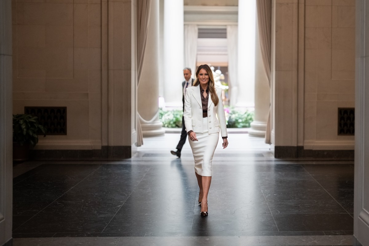 First Lady Melania Trump participates in the Senate Spouses Luncheon at the National Gallery of Art in Washington, D.C., Wednesday, May 21,2025. (Official White House Photo by Andrea Hanks)