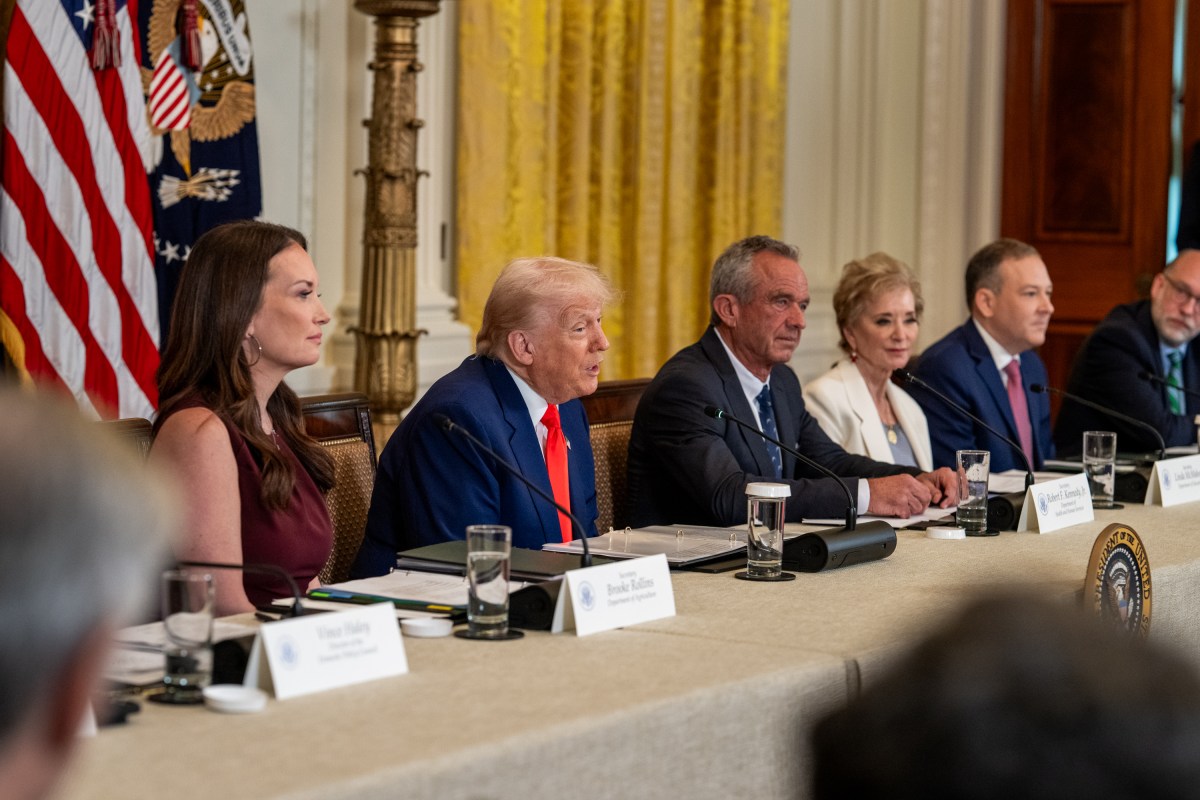 President Donald Trump attends the announcement of the MAHA (Make America Healthy Again) Commission, Thursday, May 22, 2025, in the East Room of the White House. (Official White House Photo by Molly Riley)
