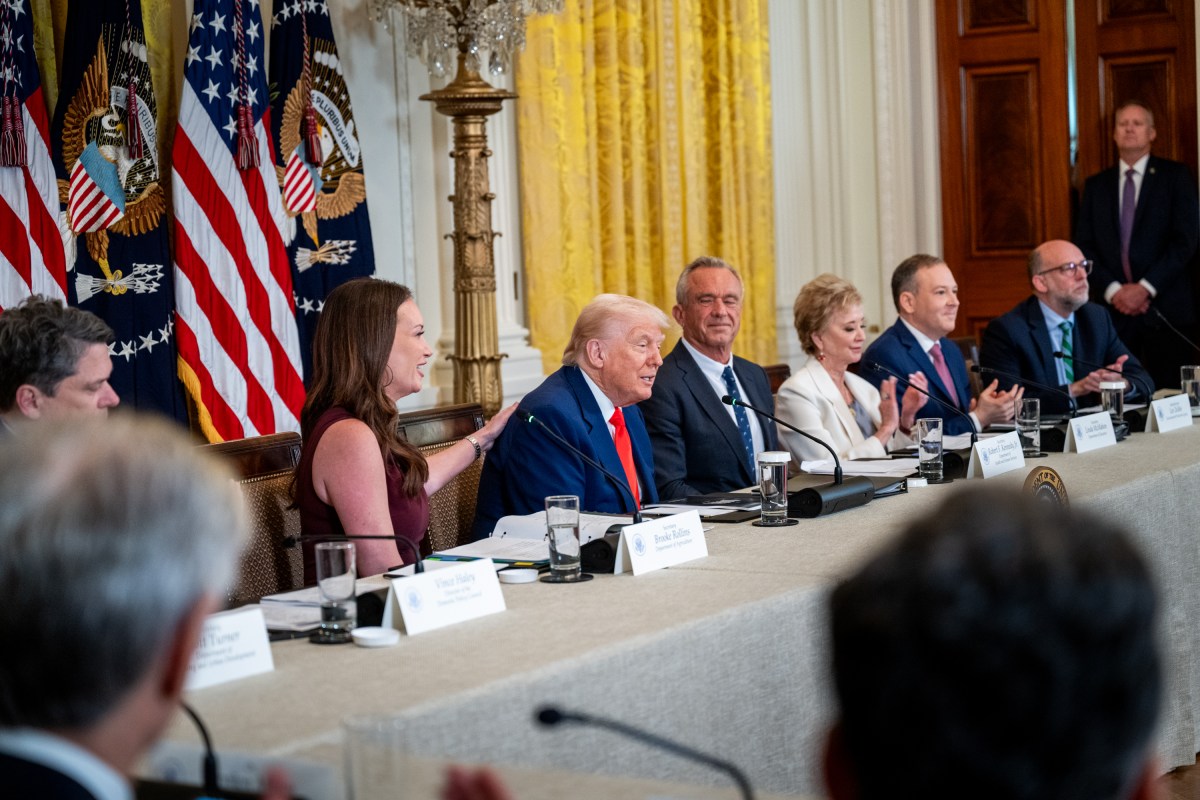 President Donald Trump attends the announcement of the MAHA (Make America Healthy Again) Commission, Thursday, May 22, 2025, in the East Room of the White House. (Official White House Photo by Molly Riley)
