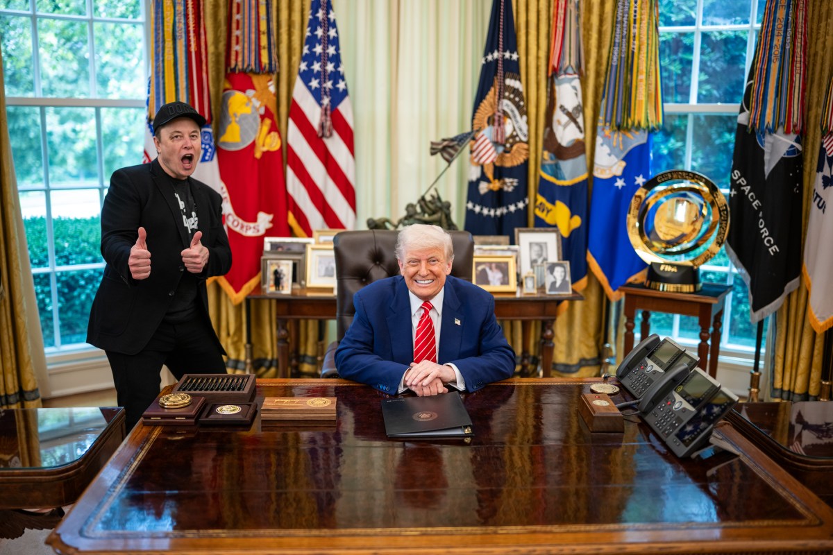 Scenes before President Donald Trump holds a press conference with departing DOGE adviser Elon Musk, Friday, May 30, 2025, in the Oval Office. (Official White House Photo by Daniel Torok)