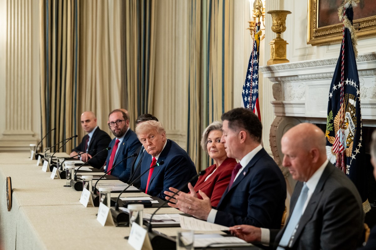 President Donald Trump participates in the Invest America Roundtable in the State Dining Room of the White House, Monday, June 9, 2025. (Official White House Photo by Joyce N. Boghosian)