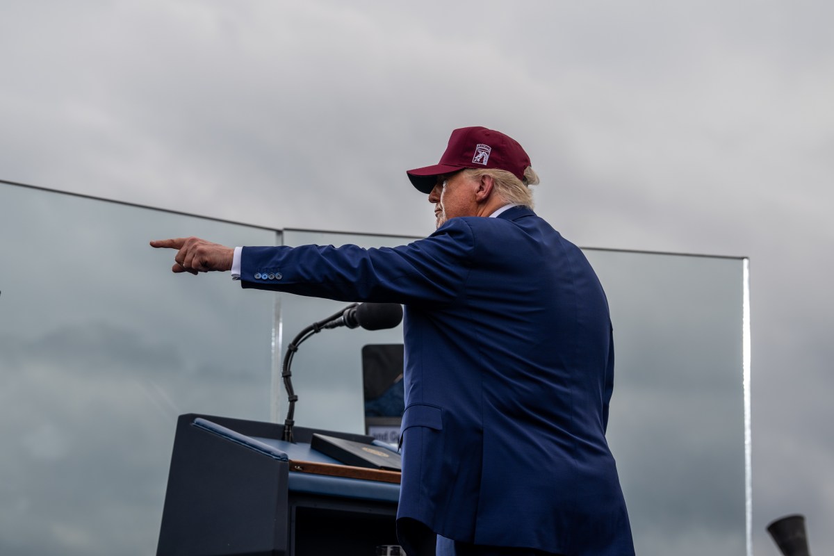 President Donald Trump delivers remarks at Fort Bragg, North Carolina on Tuesday, June 10, 2025, during a visit to commemorate the 250th anniversary of the U.S. Army. (Official White House Photo by Daniel Torok)