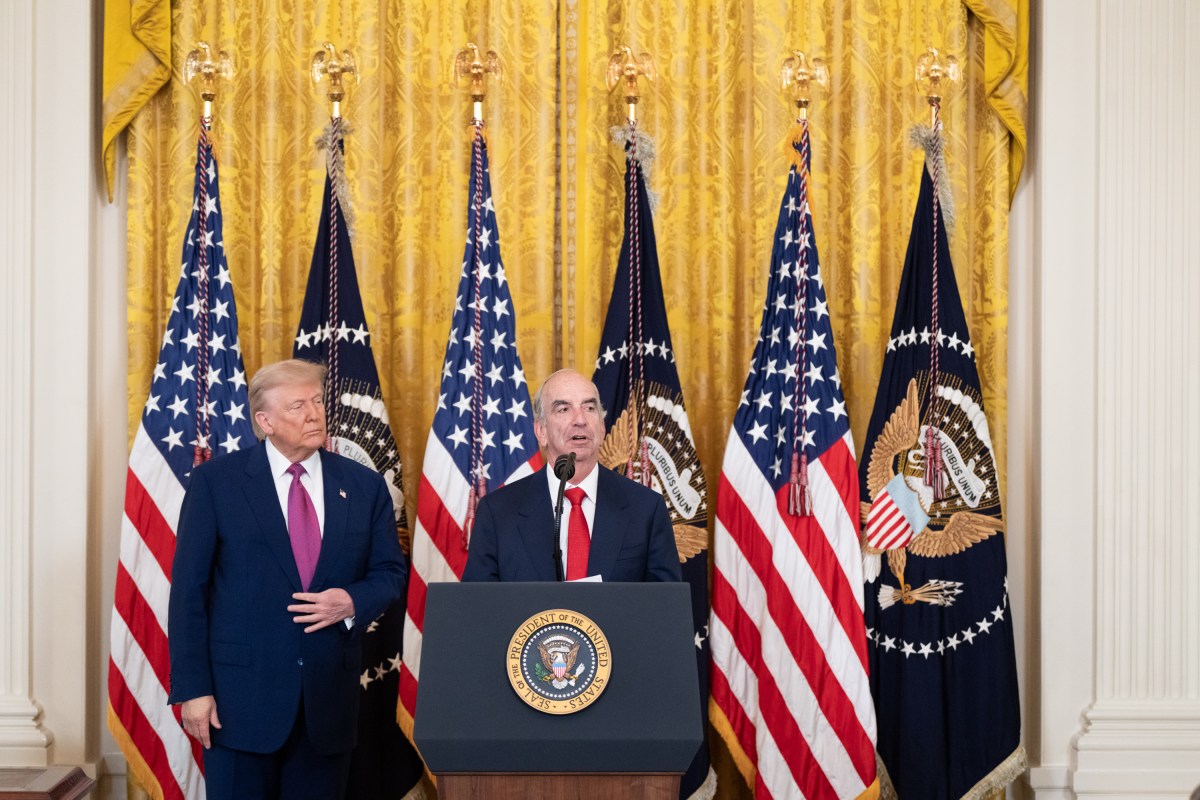 Hess CEO John Hess delivers remarks at a bill signing ceremony supporting the auto and fuel industries, Thursday, June 12, 2025, in the East Room of the White House. (Official White House Photo by Abe McNatt)