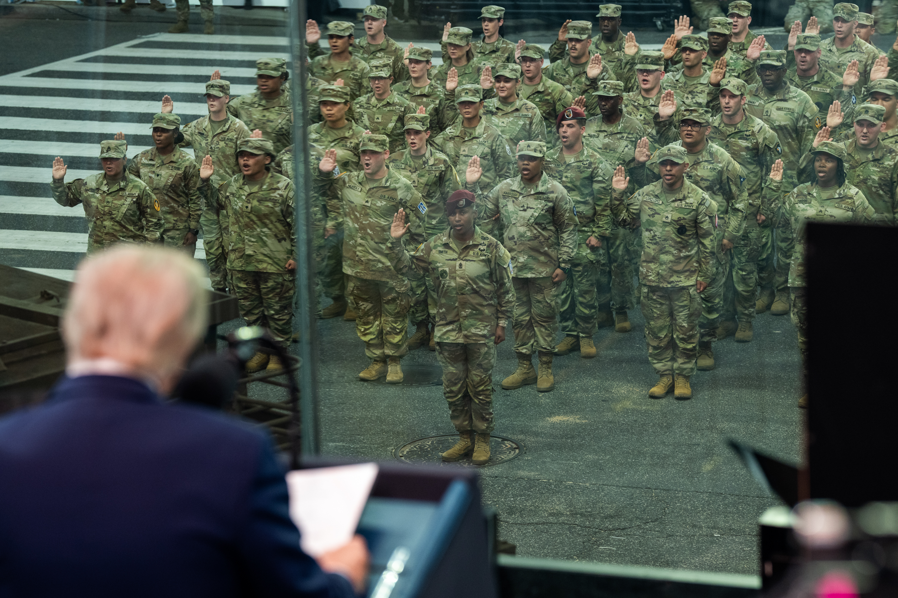 Scenes from the 250th Anniversary of the U.S. Army Grand Parade and Celebration in Washington, D.C., Saturday, June 14, 2025. (Official White House Photo by Daniel Torok)
