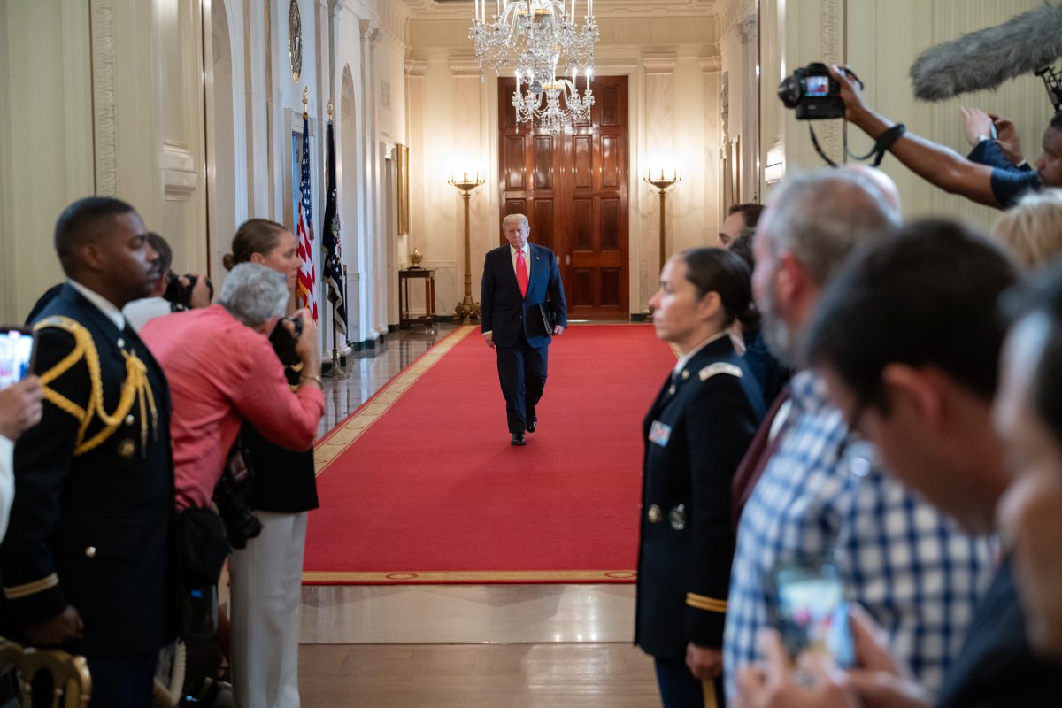 President Donald Trump attends an event promoting his Administration’s “One, Big Beautiful Bill Act”, Thursday, June 26, 2025, in the East Room of the White House. (Official White House Photo by Molly Riley)