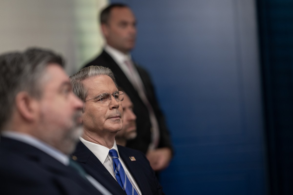 President Donald Trump holds a press conference with Attorney General Pam Bondi and Deputy Attorney General Todd Blanche in the James S. Brady Press Briefing Room on Friday, June 27, 2025. (Official White House Photo by Molly Riley)