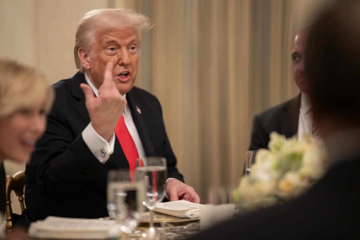 President Donald Trump participates in the White House Iftar Dinner, Thursday, March 27, 2025, in the State Dining Room of the White House. (Official White House Photo by Daniel Torok)