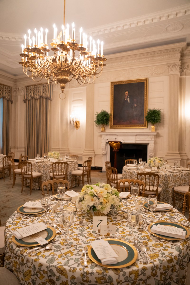 President Donald Trump participates in the White House Iftar Dinner, Thursday, March 27, 2025, in the State Dining Room of the White House.(Official White House Photo by Joyce N. Boghosian)