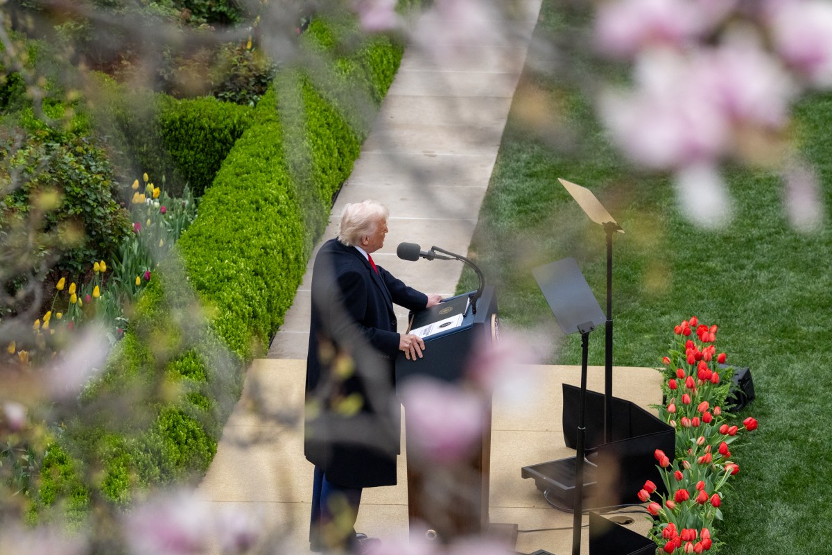 President Donald Trump signs an Executive Order on the Administration’s tariff plans at a “Make America Wealthy Again” event, Wednesday, April 2, 2025, in the White House Rose Garden. (Official White House Photo by Daniel Torok)