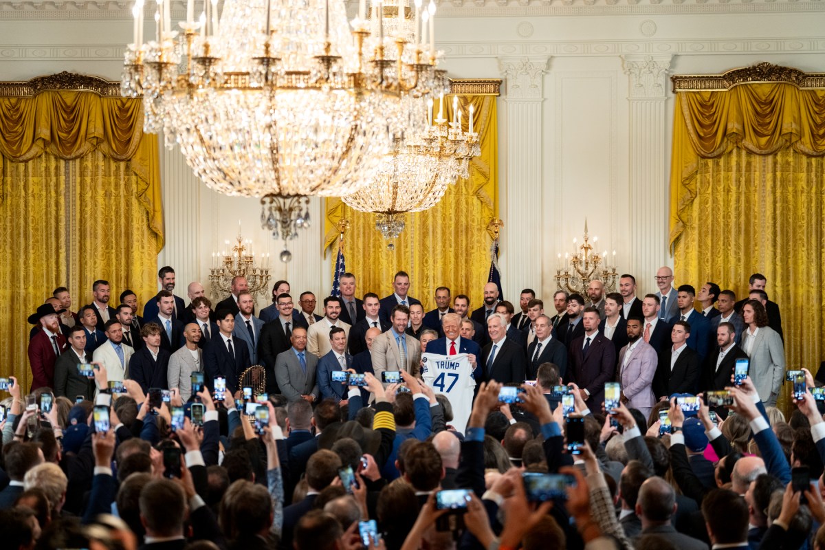 President Donald Trump and senior staff greet Israeli Prime Minister Benjamin Netanyahu, Monday, April 7, 2025, in the West Wing Lobby of the White House. (Official White House Photo by Joyce N. Boghosian)