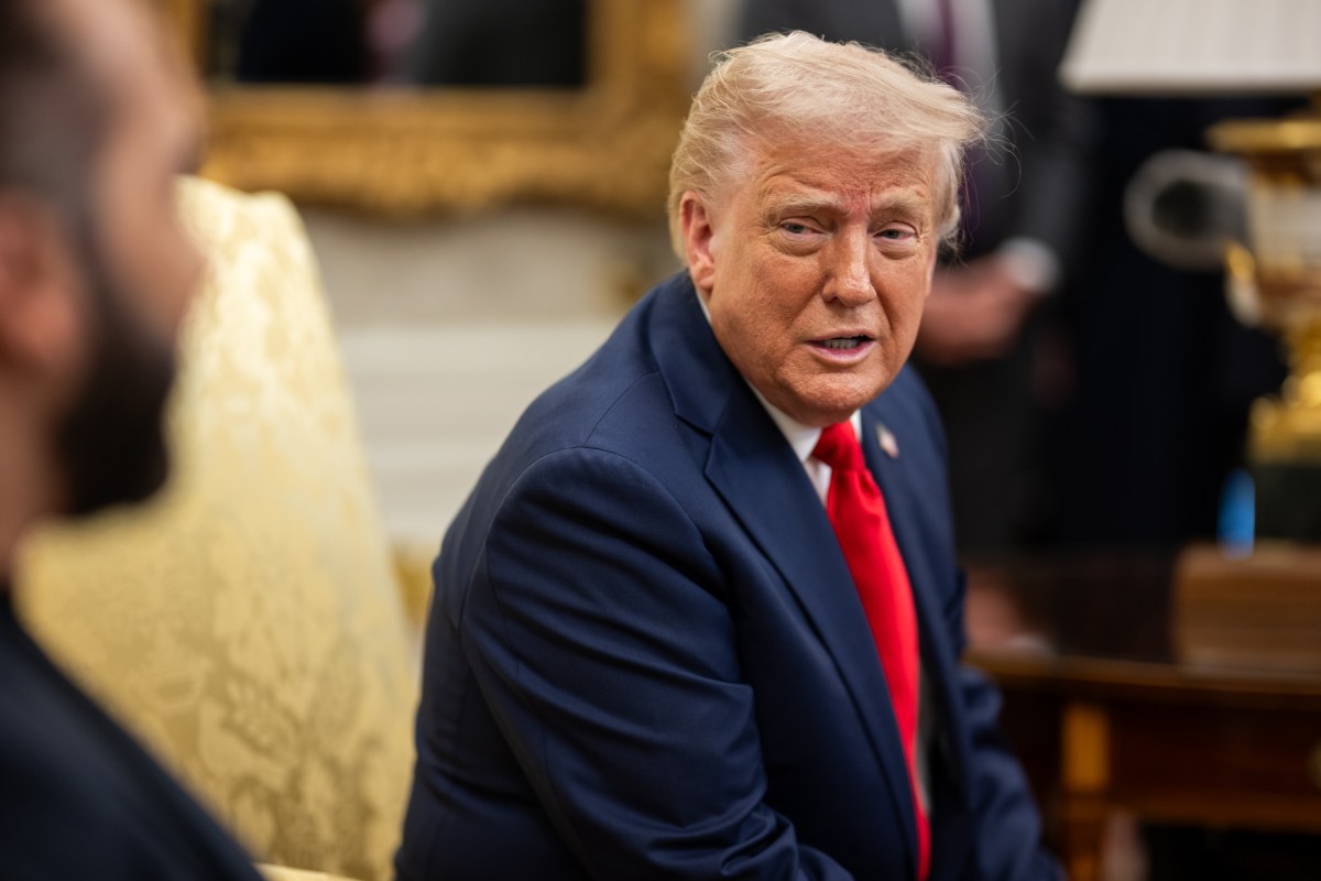 President Donald Trump hosts a bilateral meeting with President Nayib Bukele of El Salvador, Monday, April 14, 2025, in the Oval Office. (Official White House Photo by Daniel Torok)