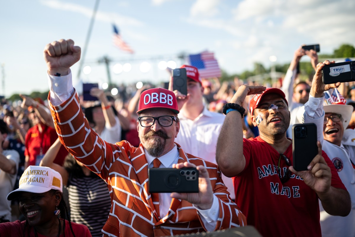 President Donald Trump arrives to the Salute to America Celebration, Thursday, July 3, 2025, at the Iowa State Fairgrounds in Des Moines, Iowa. (Official White House Photo by Daniel Torok)
