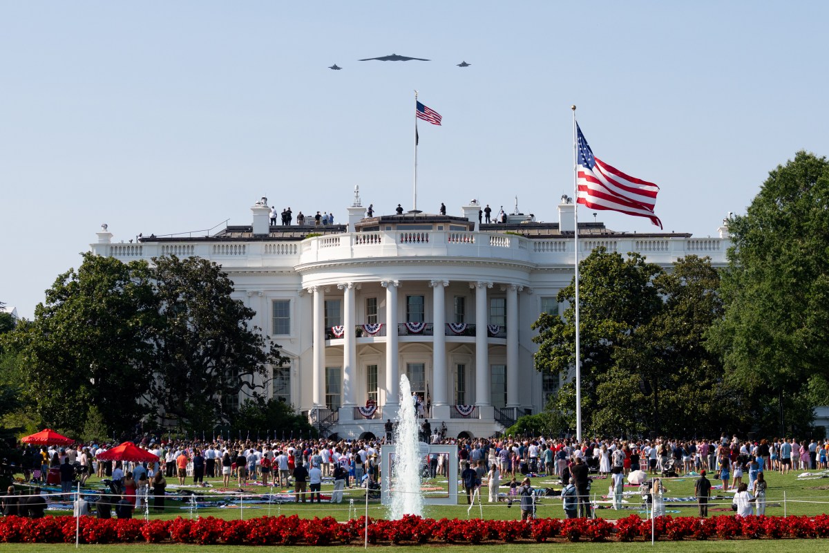 The White House hosts a picnic for the 4th of July, Friday, July 4, 2025, on the South Lawn. (White House Intern Photo by Jack Power)