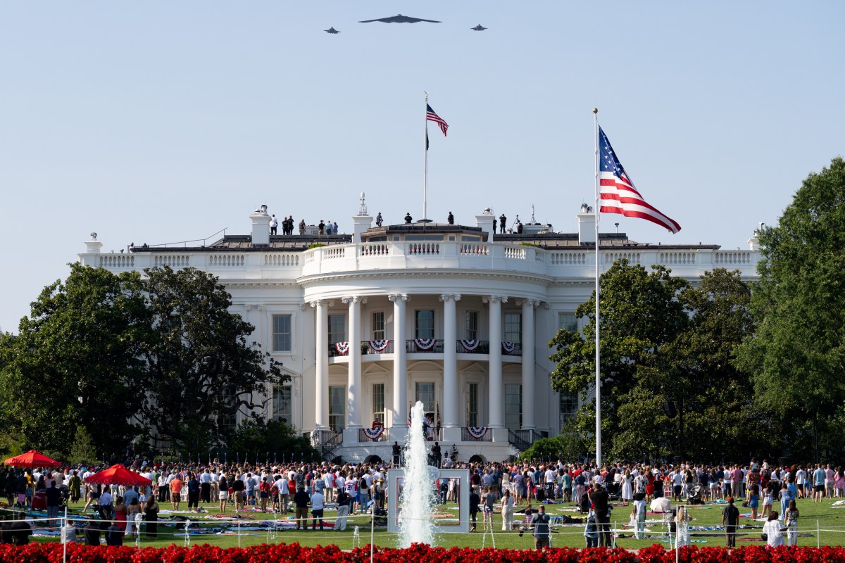 The White House hosts a picnic for the 4th of July, Friday, July 4, 2025, on the South Lawn. (White House Intern Photo by Jack Power)