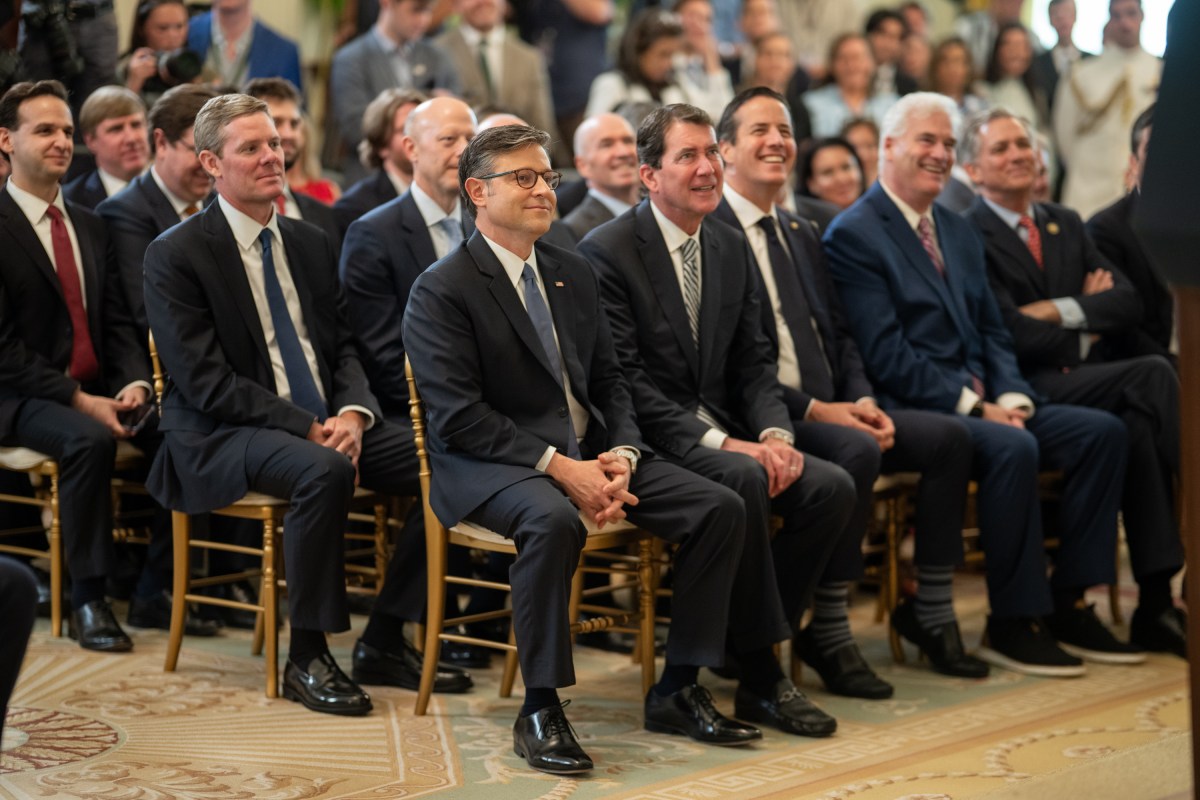 President Donald Trump delivers remarks at a signing ceremony for S.1852, The GENIUS Act, Friday, July 18, 2025, in the East Room of the White House. (Official White House Photo by Daniel Torok)