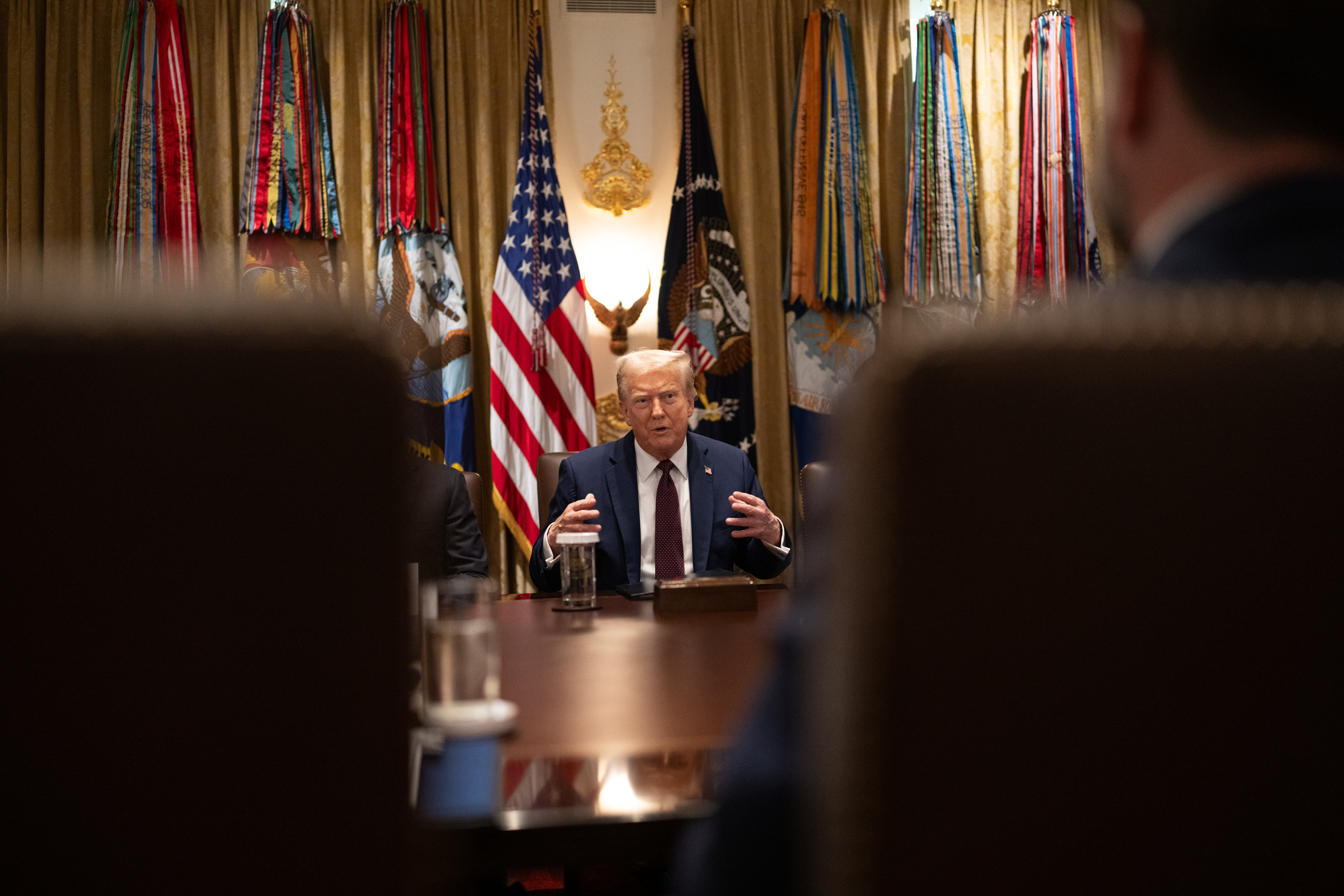 President Donald Trump holds a cabinet meeting, Tuesday, August 26, 2025, in the Cabinet Room of the White House. (Official White House Photo by Daniel Torok)