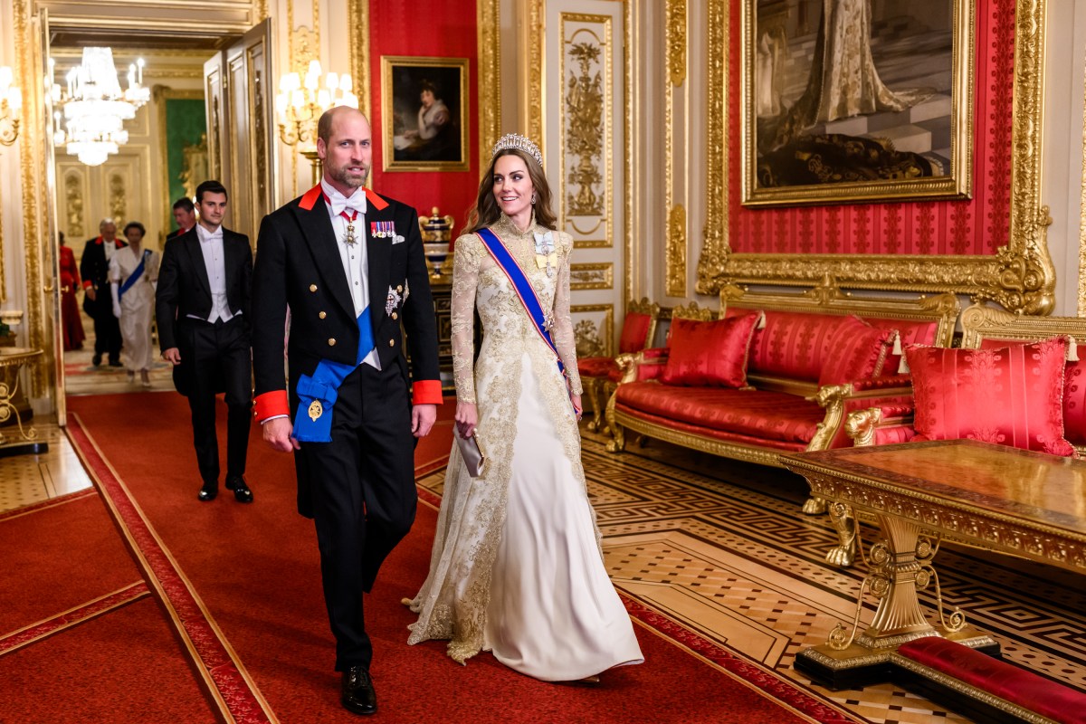 President Donald Trump and First Lady Melania Trump attend a State Banquet with King Charles III and Queen Camilla at Windsor Castle in Windsor, England on Wednesday, September 17, 2025. (Official White House Photo by Daniel Torok)