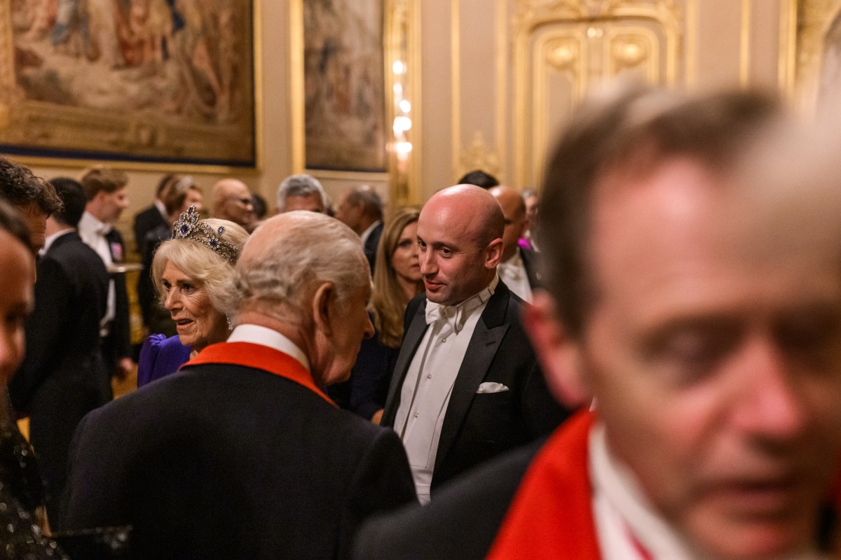 President Donald Trump and First Lady Melania Trump attend a State Banquet with King Charles III and Queen Camilla at Windsor Castle in Windsor, England on Wednesday, September 17, 2025. (Official White House Photo by Daniel Torok)