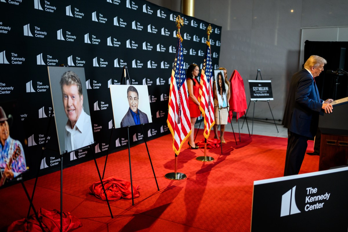 President Donald Trump makes an announcement and holds a press conference in the Hall of Nations at the John F. Kennedy Center for the Performing Arts in Washington, D.C., Wednesday, August 13, 2025. (Official White House Photo by Daniel Torok)