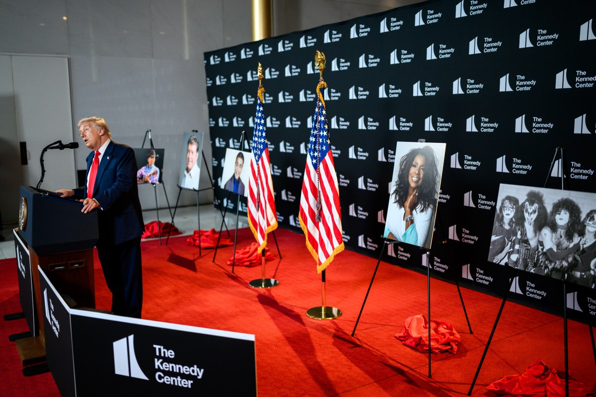 President Donald Trump makes an announcement and holds a press conference in the Hall of Nations at the John F. Kennedy Center for the Performing Arts in Washington, D.C., Wednesday, August 13, 2025. (Official White House Photo by Daniel Torok)