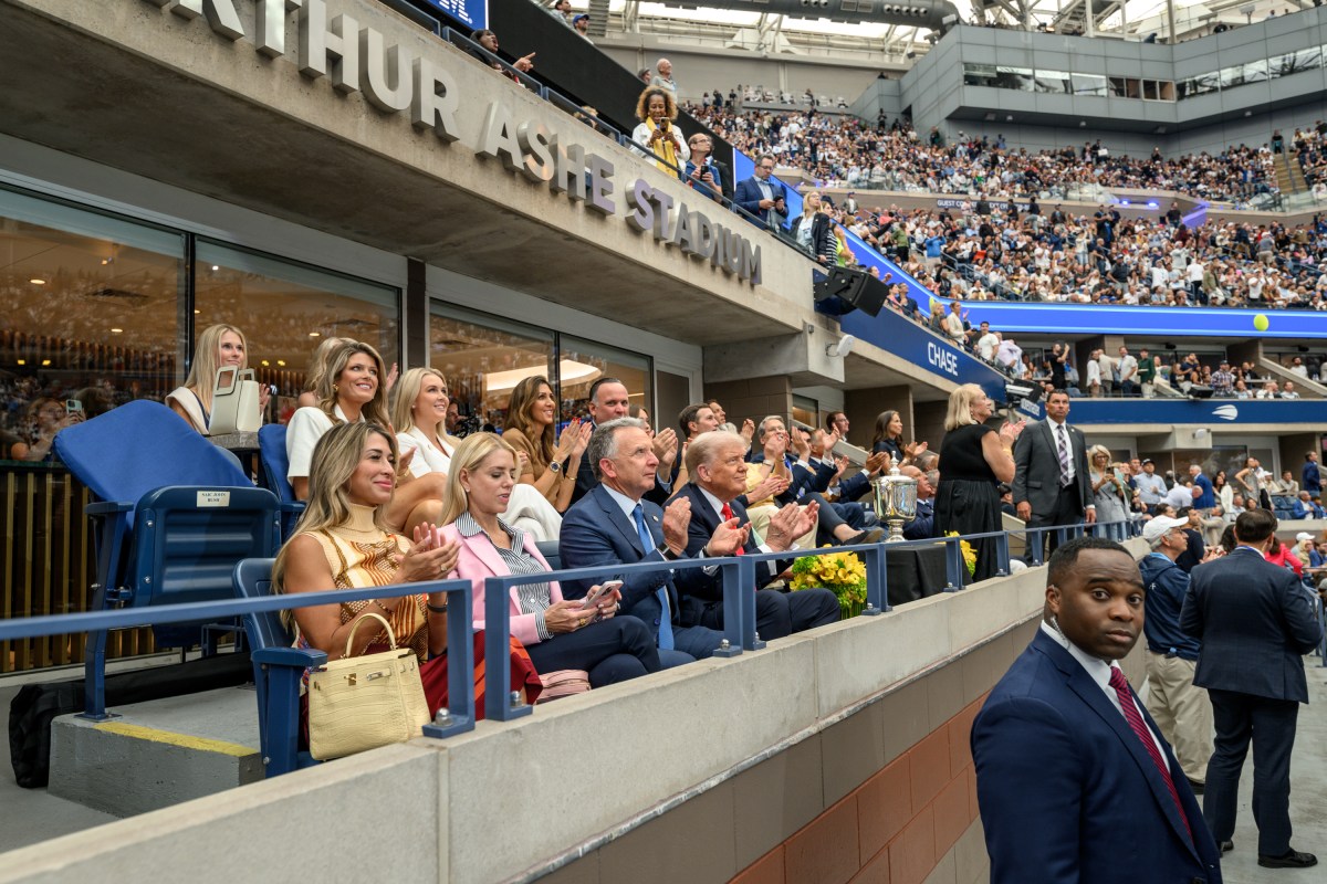 President Donald Trump attends the U.S. Open Men’s Championship at the Billie Jean King National Tennis Center in Flushing Meadows, New York on Sunday, September 7, 2025. (Official White House Photo by Daniel Torok)