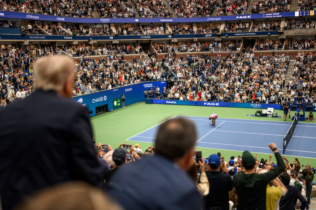 President Donald Trump attends the U.S. Open Men’s Championship at the Billie Jean King National Tennis Center in Flushing Meadows, New York on Sunday, September 7, 2025. (Official White House Photo by Daniel Torok)