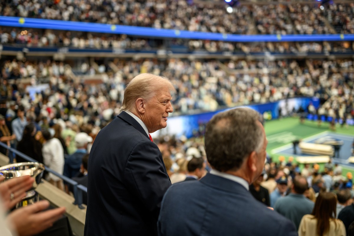 President Donald Trump attends the U.S. Open Men’s Championship at the Billie Jean King National Tennis Center in Flushing Meadows, New York on Sunday, September 7, 2025. (Official White House Photo by Daniel Torok)