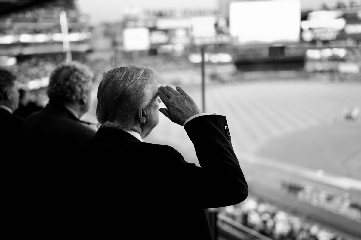 President Donald Trump attends a game between the New York Yankees and Detroit Tigers on Thursday, September 11, 2025, at Yankee Stadium in the Bronx, New York (Official White House Photo by Daniel Torok)