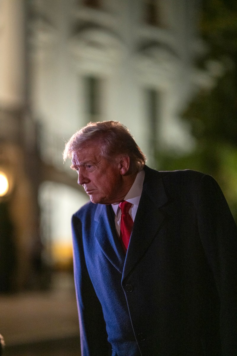 President Donald Trump boards Marine One on the South Lawn of the White House, Friday, October 24, 2025, en route Joint Base Andrews for a trip to Malaysia. (Official White House Photo by Joyce N. Boghosian)