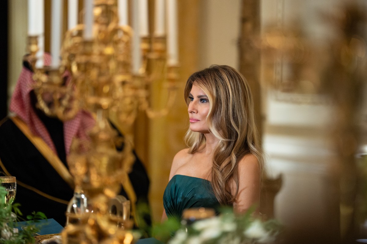 President Donald Trump delivers remarks at a dinner for Crown Prince and Prime Minister Mohammed bin Salman Al Saud of Saudi Arabia, Tuesday, November 18, 2025, in the East Room of the White House. (Official White House Photo by Andrea Hanks)