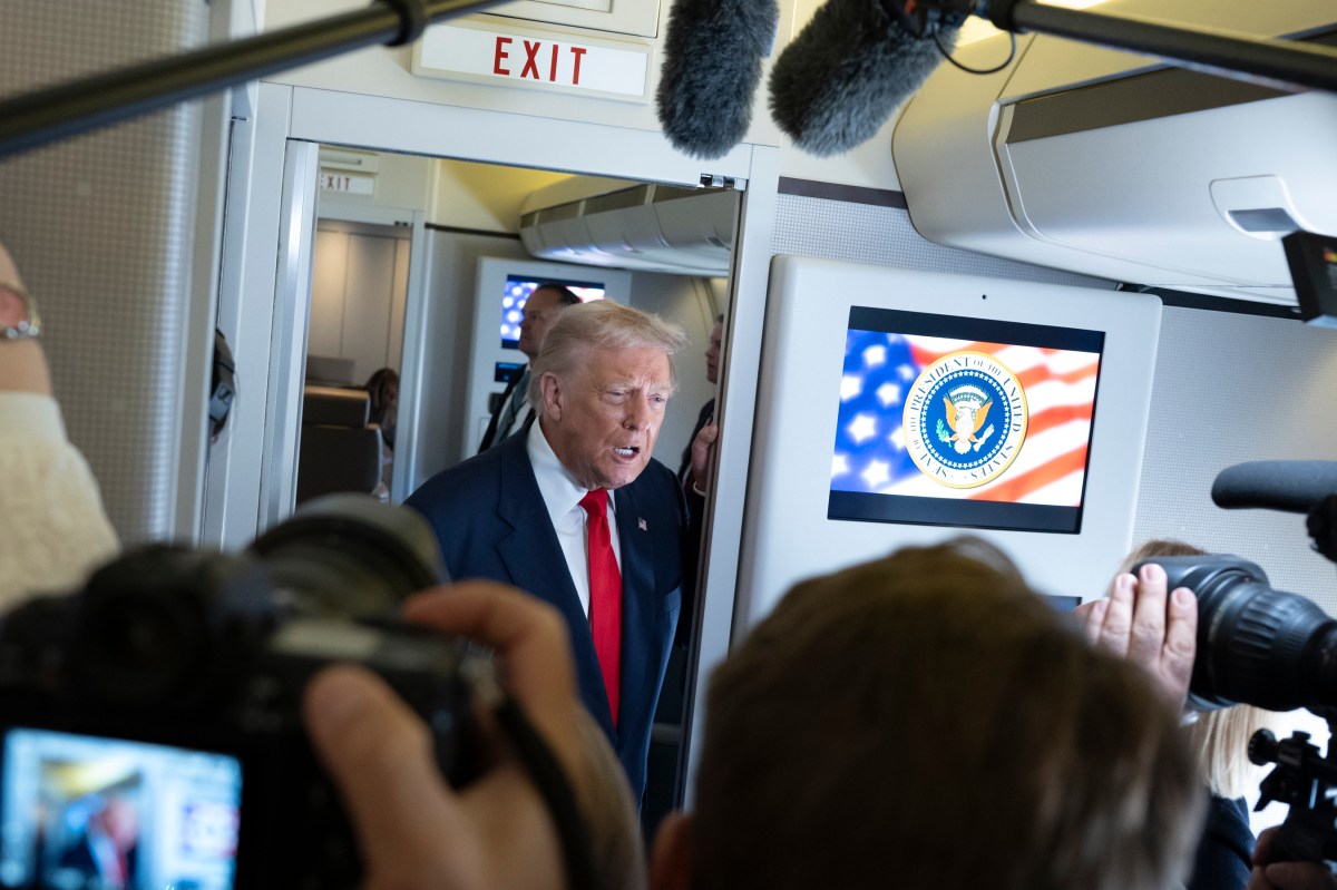 President Donald Trump boards Air Force One at Joint Base Andrews, Maryland on Friday, October 31, 2025, en route Palm Beach International Airport, Florida.(Official White House Photo by Joyce N. Boghosian)