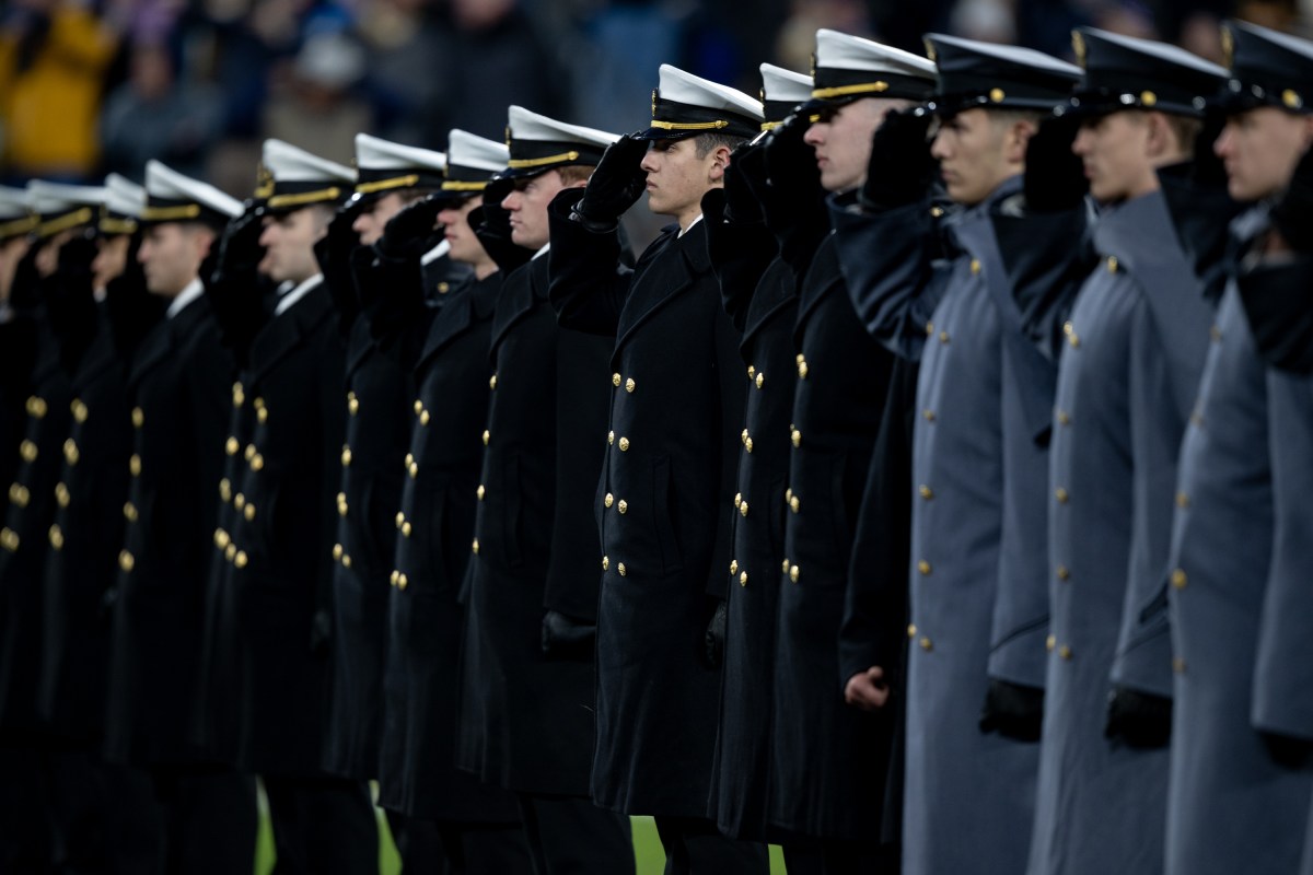 President Donald Trump attends Army Navy football game at M&T Bank Stadium. December 13, 2025. (Official White House Photo by Daniel Torok)