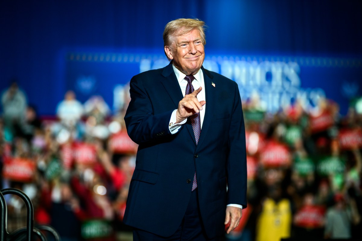 President Donald Trump arrives on stage to deliver remarks on the economy at the Rocky Mount Event Center in Rocky Mount, North Carolina on Friday, December 19, 2025. (Official White House Photo by Daniel Torok)