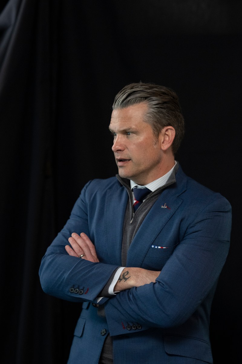 Department of War Secretary Pete Hegseth monitors U.S. military operations in Venezuela, from Mar-a-Lago Club in Palm Beach, Florida, on Saturday, January 3, 2026. (Official White House Photo by Molly Riley)