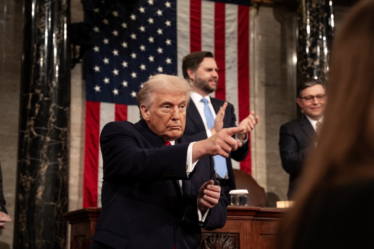President Donald Trump delivers his State of the Union address, Tuesday, February 24, 2026, on the House floor of the U.S. Capitol in Washington, D.C. (Official White House Photo by Daniel Torok)