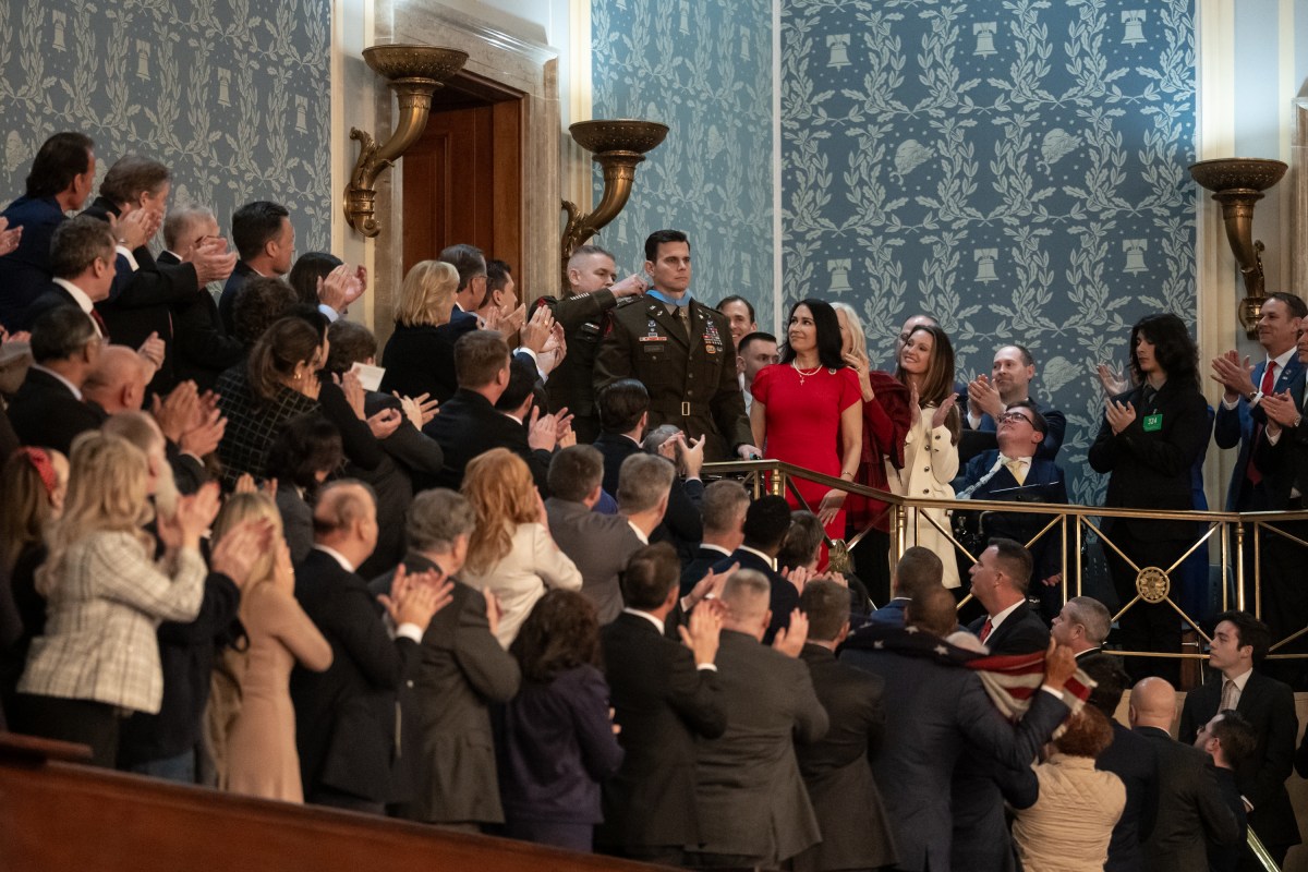 During the State of the Union, President Trump awarded U.S. Army Chief Warrant Officer Eric Slover the Congressional Medal of Honor for extraordinary acts of heroism including injuries sustained during the capture of alleged narcoterrorist Nicolás Maduro.